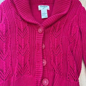 Lot of 3 girls cardigans. Size 3T. Various brands